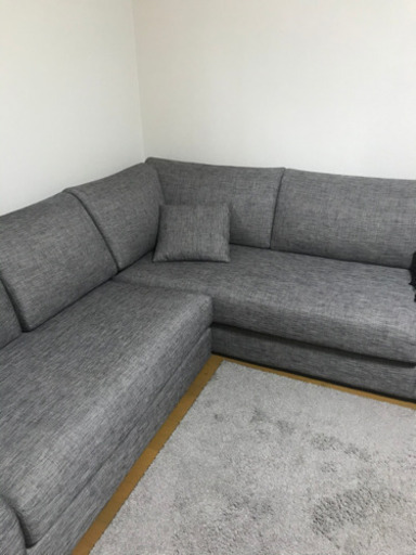 ニトリ　コーナーソファ　Nポケット　右カウチ