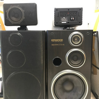 KENWOODスピーカーとサラウンドスピーカー