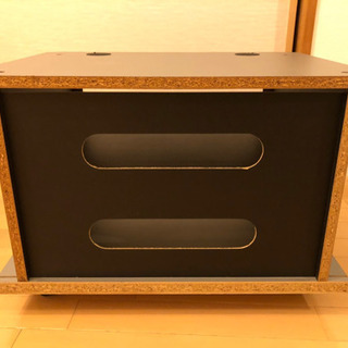 コンパクトなテレビ台　可動ローラー付きの画像