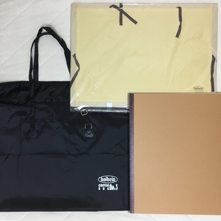 【未使用品】カルトン（画板）・画用紙・カルトンバッグ3点セット　...