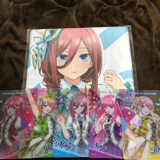 五等分の花嫁　一番くじ　特大マルチクロス&コレクションシート