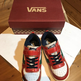 VANS スニーカー 男児用 21cm 赤色