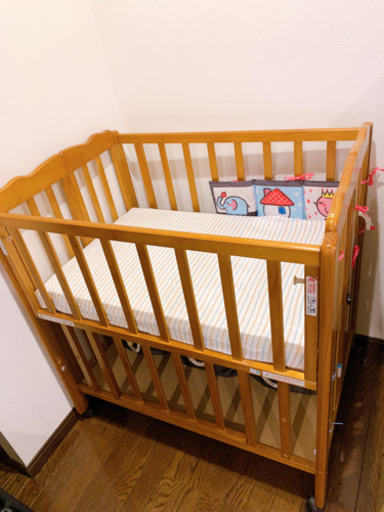 大和屋ミニベビーベッド　マットレスセット★