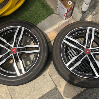 18インチタイヤ付き　4本セット　中古