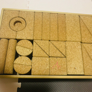 コルクの積み木