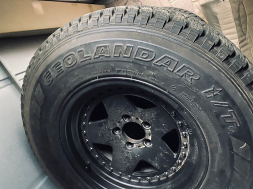 255/70r16 ヨコハマ ジオランダー i/t  スタッドレス タイヤ ホイール セット 車