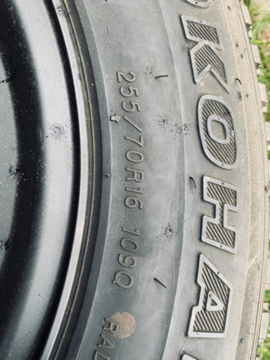 255/70r16 ヨコハマ ジオランダー i/t  スタッドレス タイヤ ホイール セット 車