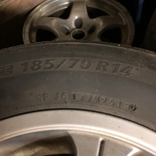 185/70R14 ホイール付き