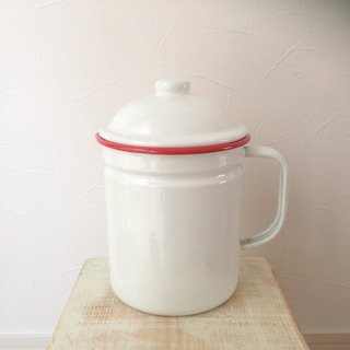 ★新品★ ホーロー オイルポット 油こし付 揚げ物フライに 