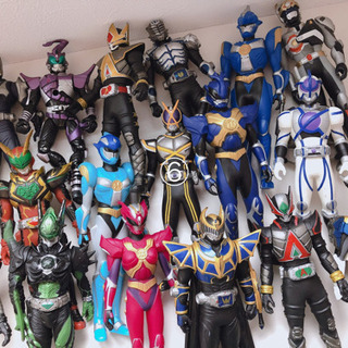 仮面ライダー ウルトラマン ソフビの画像