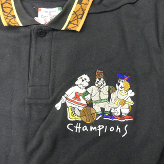 引き渡しが決まりました＾1中古castelbajacキャステルバジャッククリーニングタグ付きゴルフスポーツおしゃれ高級ポロシャツ刺繍の画像