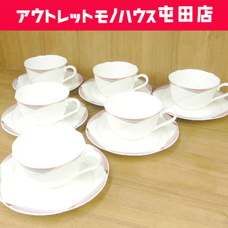 Noritake  シフォン カップ＆ソーサー 6客セット Bo...