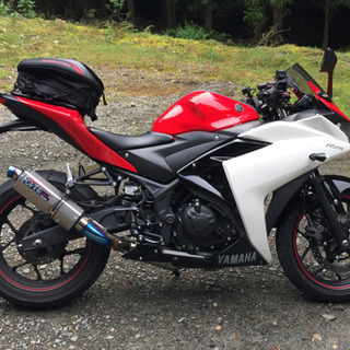 YZF-R25(2015-17) オーバーレーシング マフラー&バックステップの画像