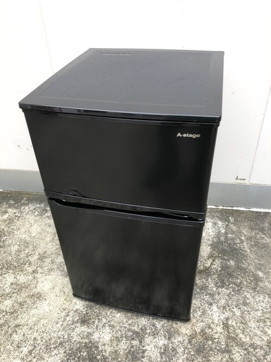 【管理KRR185】A-stage 2019年 BR-90B 90L 2ドア冷凍冷蔵庫 ②