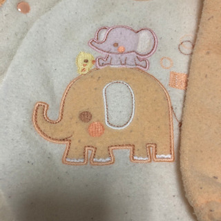 フリース素材　ロンパース 60-70の画像