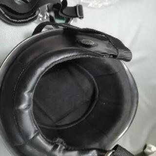 ジェットヘルメット新品クリアレンズメガネ付の画像
