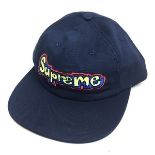 【未使用】Supreme シュプリーム 6パネル キャップ 18SS Gonz Logo 6-Panel ゴンズ ロゴ 帽子 ネイビー メンズ 