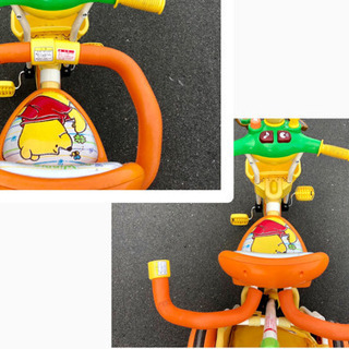 🌈点検整備OK❣️🌈【プーさん】幼児用三輪車　乗用おもちゃ🚛無料配送🚛の画像