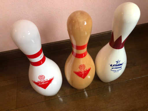 年代物ボウリング　ピン　(実際に使用されるもの)