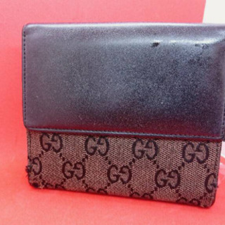 正規品　GUCCI（グッチ）　GGモノグラム　ロック金具　折り財布の画像