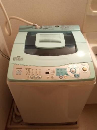洗濯機　8.0kg 　取り渡す先決まりました
