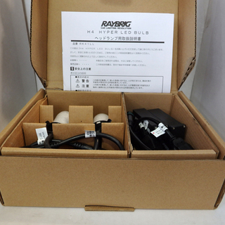 未使用品★RAYBRIG ヘッドランプ用 LEDバルブ H4 6300K RK41LL 12V/24V スタンレー電気