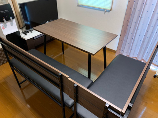 【商談中】コーナーチェアダイニングセット