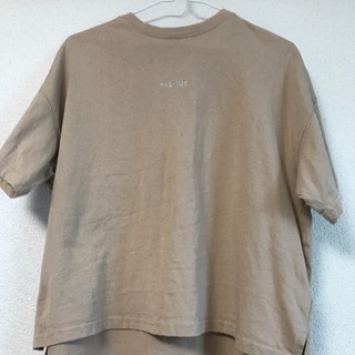 くすみベージュ ロゴ MサイズTシャツ