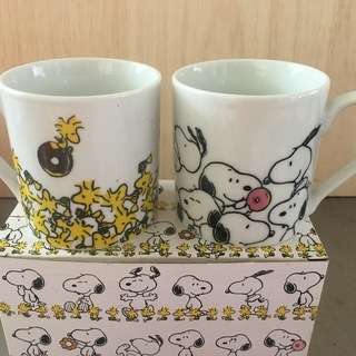 未使用 スヌーピー　マグカップ２個セット