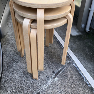 イケアのイス　3つセットの画像