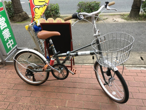 TOPONE ecciti 20インチ 折り畳み自転車 SHIMANO6段ギア トップワン