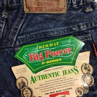 【新品】big power ジーンズ　胴囲　62〜70  160cm レディースの画像