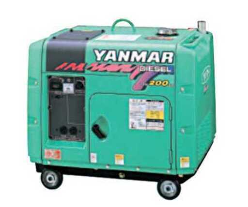 100V防音型ディーゼル発電機　セルスタート型です。4WD軽トラで運びますよ！！軽油で動きます。