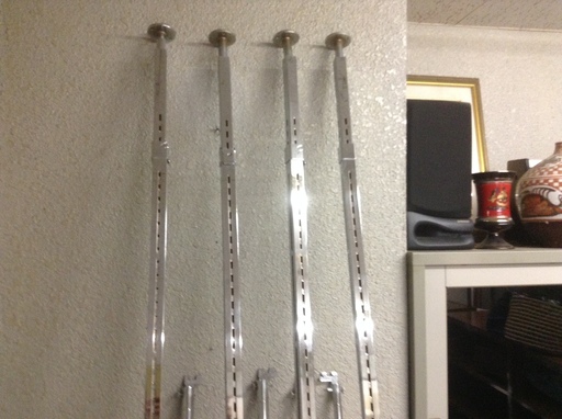 陳列棚用品  店舗仕切り  [ポールセット]