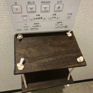 ハンドメイド  トイレ  スマホ置き  置くだけタイプです  便利グッズの画像