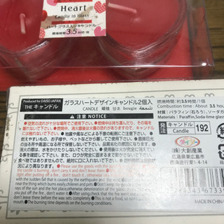キャンドル6個の画像