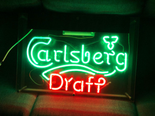 ネオン管　Carlsberg カールスバーグ