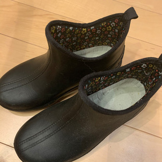 ショートレインブーツ　22-22.5cmの画像