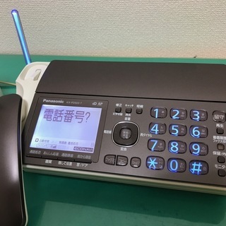 【美品】デジタルコードレス電話機 子機1台付き 普通紙FAX KX-PD503DL SDカード付きの画像