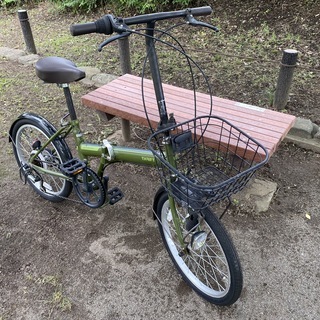 折りたたみ自転車THRIFT あさひ 20インチ グリーン (さいくるり
