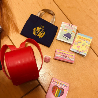 リカちゃん人形とランドセルセット ＋おまけの画像