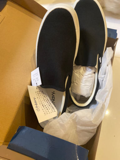 新品　靴　Navy スニーカー