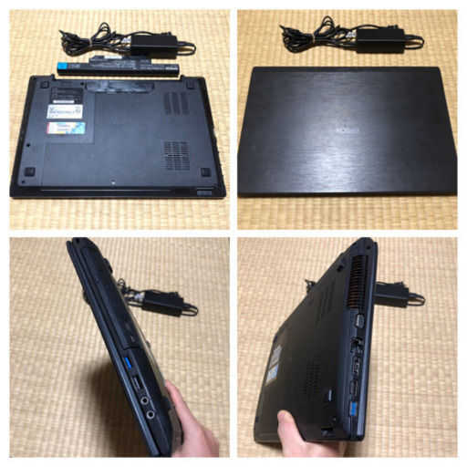 ゲーミングノートEpson Endeavors NJ5900/E i7 4700MQ メモリ10GB HDD+SSD 628GB NVIDIA gt740M Windows10 オフィスインストール