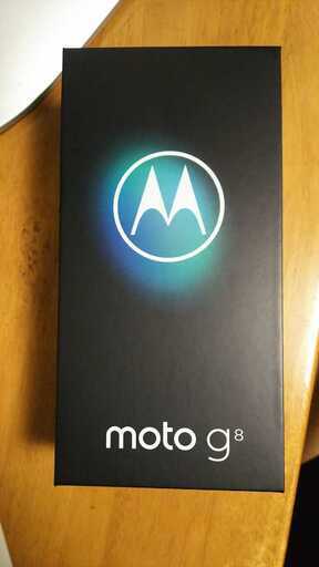 新品未開封 モトローラ Moto G8 ノイエブルー スマートフォン