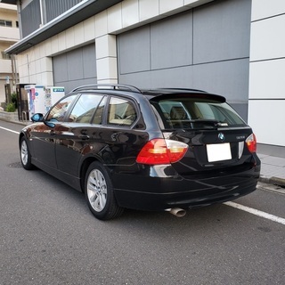 BMW320ツーリング　ハイライン　Ｈ18　車検3年9月　走行39000キロ　ベージュ革シート　社外ナビ＆ＥＴＣ　キセノン　純正16ＡＷ　１オーナー　禁煙車の画像