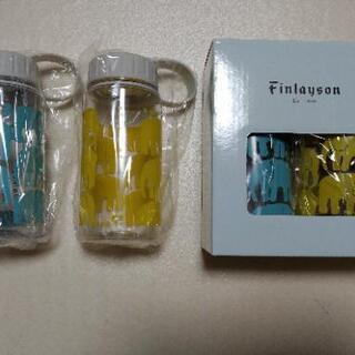 フィンレイソンFinlayson 水筒360mlボトル４個像柄新品プラスチックの画像