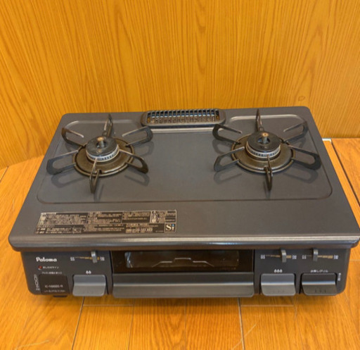 ★動作品★パロマ ガステーブル　都市ガス 右強火力【IC-N86BS-R】2017年製品○ガスコンロ○（A626）AKARI