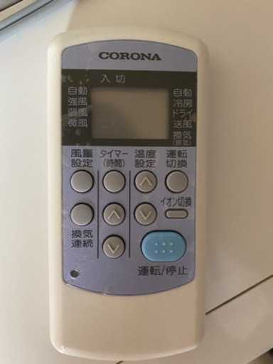 窓用エアコン ＣＯＲＯＮＡ 2016年 美品