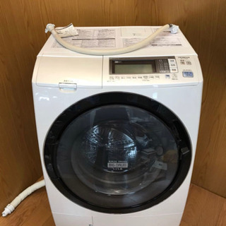 ☆HITACHI☆日立ドラム式洗濯機 ヒートリサイクル 風アイロン ビッグドラムスリム BD-S7500L 9kg/6Kg 左開 洗濯乾燥機 (B179)AKARI 