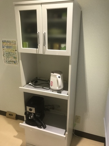 キッチン棚（白）